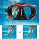 thumbnail image 4 of Silicone Menores de Buceo Fog para Mujeres snorkel Gafas de Buceo de Dos Ventanas Gafas de Natación de Natación Lente de Vidrio Templado de Silicona Marco de PC flexible, 4 of 7