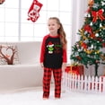 thumbnail image 2 of Conjuntos de pijamas navideños familiares a juego Grinch 2024, pijama de Grinch con parte superior y pantalones de pijama a cuadros, pijama de Grinch para niños y adultos para la familia, 6 Años, 2 of 6