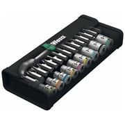 Wera 8100 SA 8 Zyklop Metal Ratchet Set - 1/4 Drive, Metric, Switch Lever