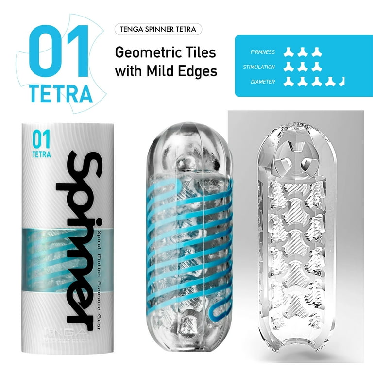 TENGA Spinner 01 Spiral Motion Tetra Male Masturbator Stroker