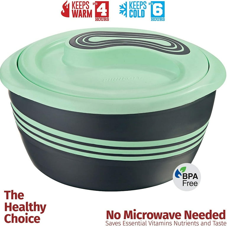 Pinnacle Thermoware 3-Pc 1qt, 2qts, and 2.6qts Insulated Bowl with