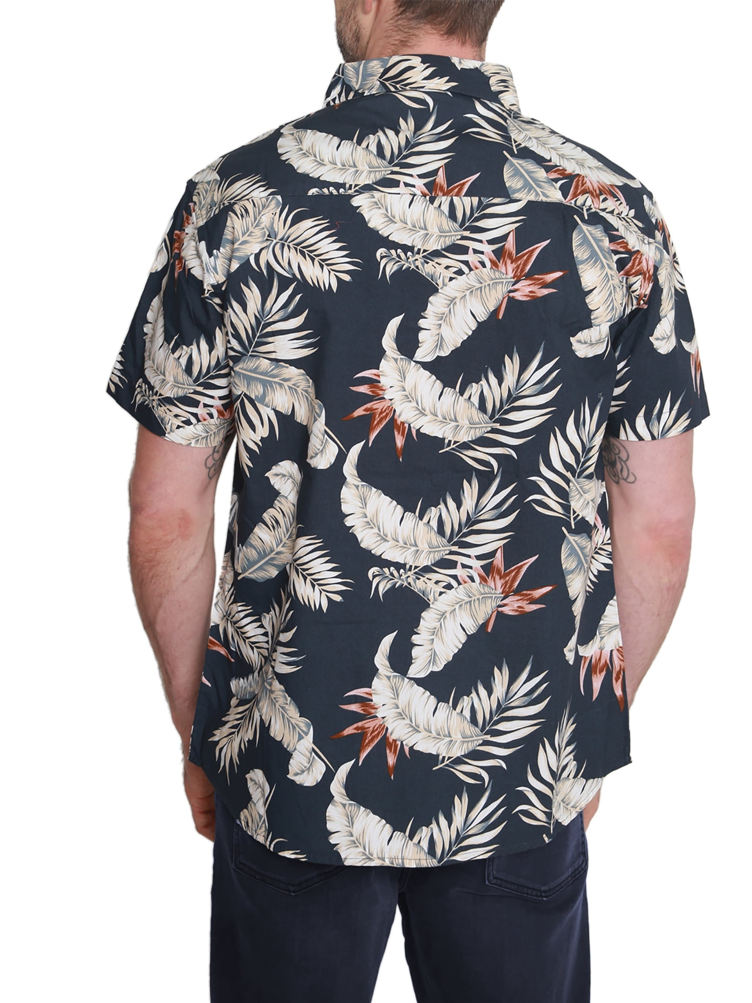 Pacific Marlin Men's Short Sleeve Hawaiian Woven Shirt