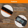 thumbnail image 2 of HARDELL Digital Caliper 12 inch, Stainless Steel with large LCD screen, auto-off feature, inch/millimeter, 2 of 7