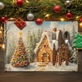 thumbnail image 2 of Christmas Placemats Set of 4, Candy Canes House Place Mats Xmas Tree Forest Snow Placemat Table Decoration for Kitchen Table Dinner Xmas Holiday Party Home Decor Indoor Outdoor 13x19 Inch, 2 of 9