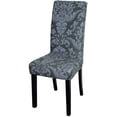 thumbnail image 1 of Stretchy Dining Chair Covers Set of 2, Elastic Kitchen Chair Slipcovers Removable Protective Cover Nonslip for Hotel Dining Room Ceremony Banquet Wedding Party (2 Pack, Flower70), 1 of 8