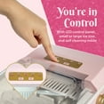 thumbnail image 6 of Paris Hilton 26lb Countertop Portable Ice Maker with Scoop, Pink, 6 of 8
