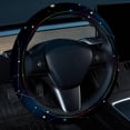 thumbnail image 2 of Gemini Constellation 14.5 Inch Printing PVC Leather Steering Wheel Cover Auto Accessories, 2 of 6