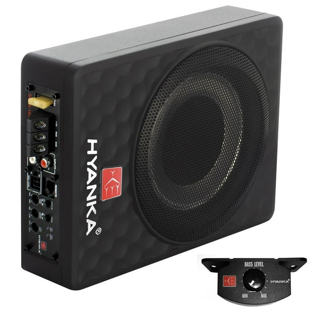 H YANKA SODA-10ASW 480 W Potencia máxima (120 W RMS) Subwoofer compacto bajo asiento de 10 pulgadas