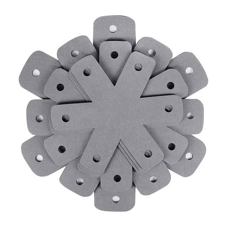 

Gerich 12 Pcs Felt Pad Pot Pan Protector Anti Scratch Non Stick Cookware Utensils Tool Gray