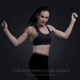 thumbnail image 2 of Jump Rope Fitness Workout Jumping Bearing Rope Exercise Skipping Rope for Adults Men Women - Black, 2 of 8