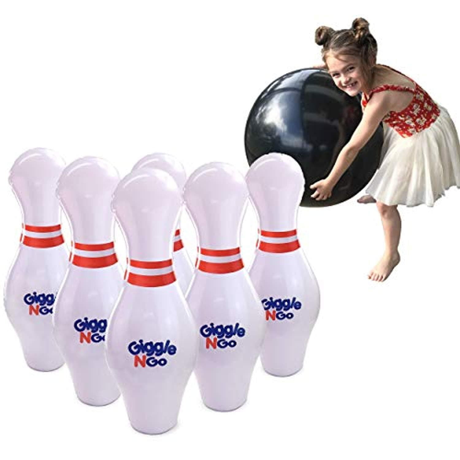 jumbo inflatable bowling set