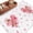 White, variant on Pink Valentines Area Rugs 8'x10', Washable Small Throw Rugs for Living Room Patio, Spring Leaves Botanical Floral Indoor Outdoor Rug Non-Slip Low Pile Carpet Runner Reversible Floor Mats