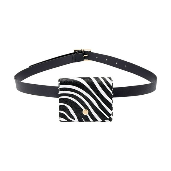 Creative Animal Pattern Women Waist Belt Bag Fashion PU Leather Mini Money Purse Female Bum Phone Pouch Leather Chest Pack