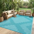 thumbnail image 2 of Outdoor Rug Waterproof Reversible Plastic Straw Outdoor Rug Fold Portable Camping Picnic Carpet Mat Indoor Outdoor Rug for Backyard RV Mat Open Living Room Outside, 2 of 13