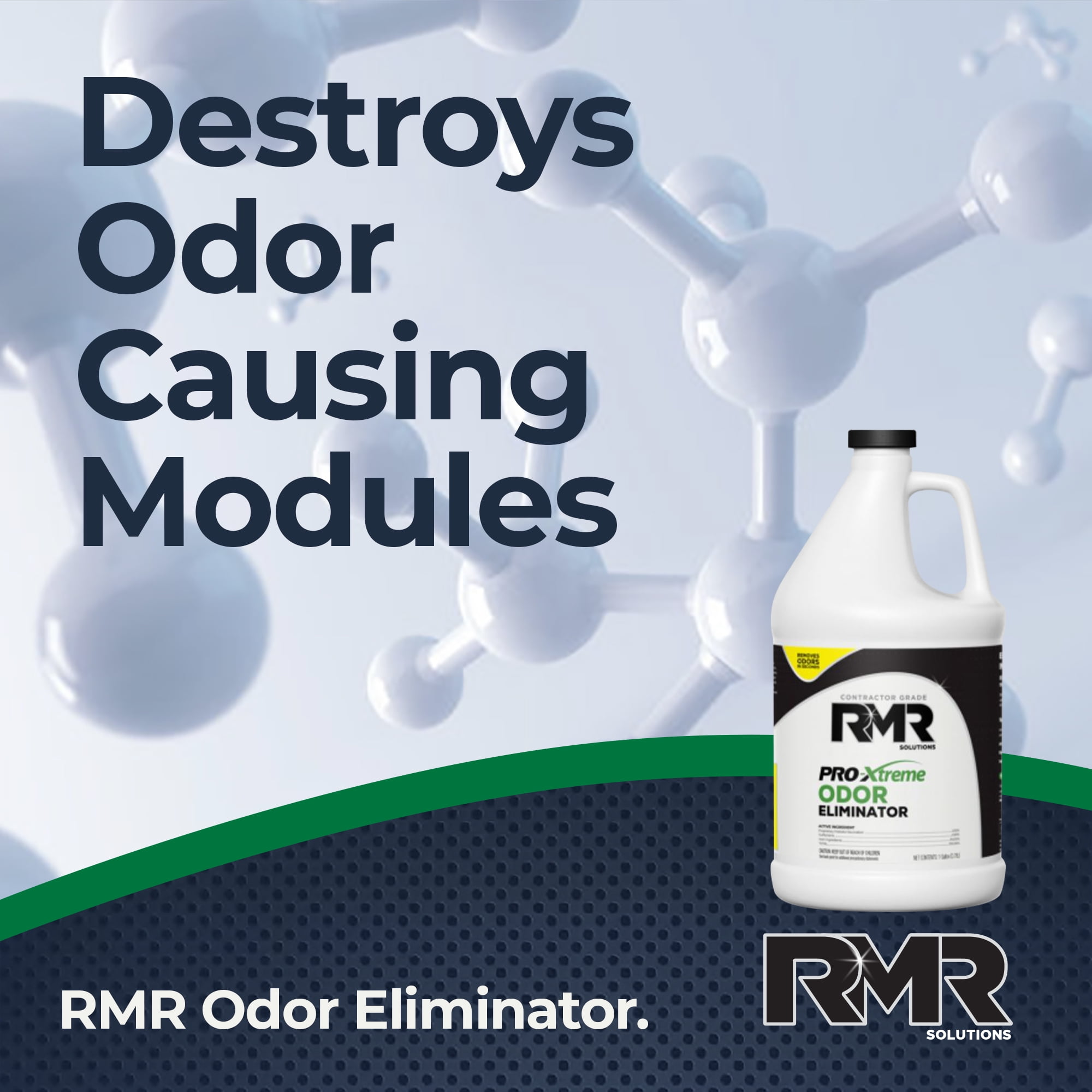 RMR Pro-Xtreme Odor Eliminator, Organic Deodorizer, Unscented, 1 Gallon