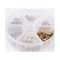 thumbnail image 1 of Minkissy 180Pcs Metal Flower Spacer Beads Caps for Jewelry Making Components Golden Antique Golden, 1 of 7