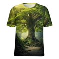 thumbnail image 5 of Tree with Life T Shirts Basic T-Shirt Short Sleeve Ladies Tee Shirt Summer Graphic Clothing, 5 of 6