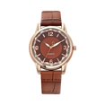 thumbnail image 2 of Resicozy Leather Women Watches Ladies Dress Quartz Date Classic Leather Strap Female Wrist Watch 2026 Brown, 2 of 4