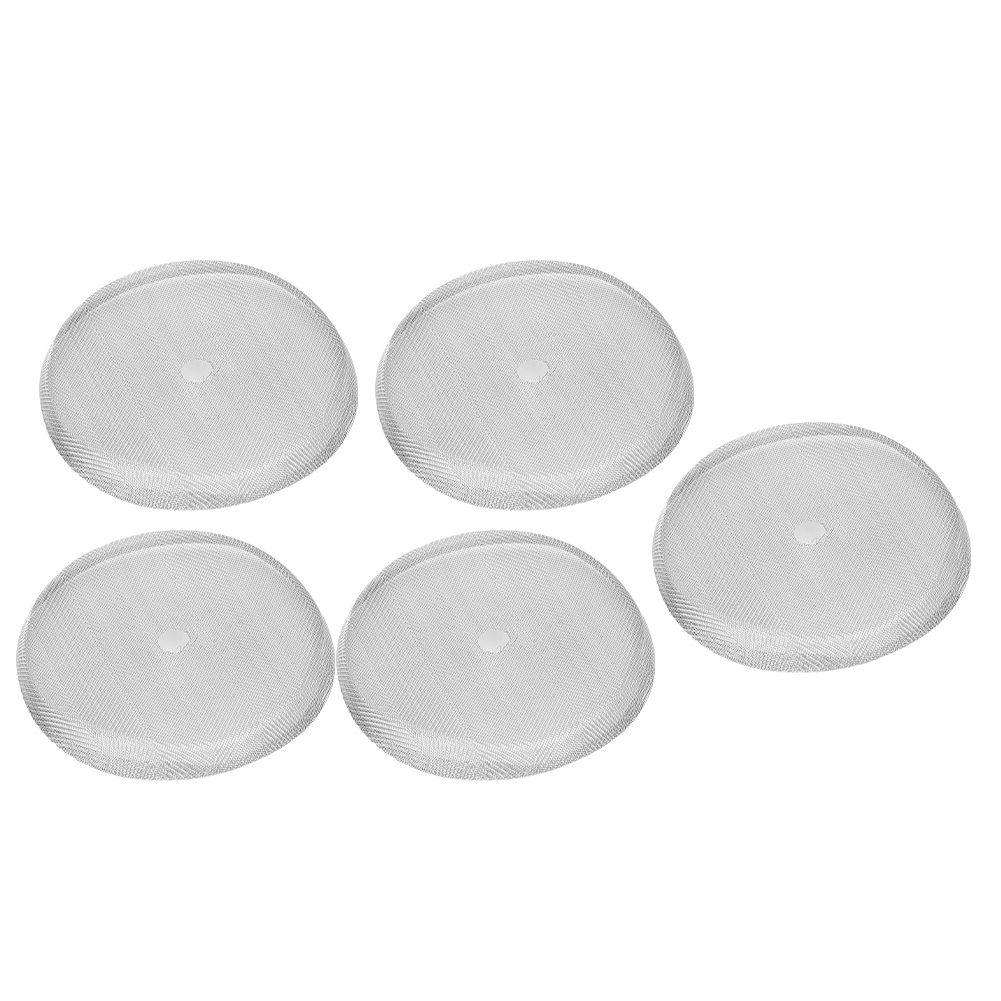 Spptty Stainless Steel Coffee Mesh,French Press Filter Mesh,5Pcs Stainless Steel Filter Mesh