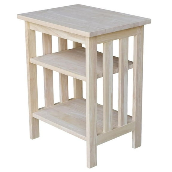 International Concepts Mission Printer Stand - Unfinished Natural