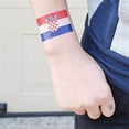 thumbnail image 2 of Flag Temporary Tattoo Face Arm Art Men Women Fake Tattoo World Brazil Russia America Football Game Tattoos heqiyong LED, 2 of 2