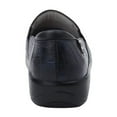 thumbnail image 3 of Alegria Womens Kelli Professional Nursing Shoes Slip On Leather - Croco Noche, 3 of 6