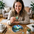 thumbnail image 6 of 2-in-1 Acrylic Puzzle & Hanging Decor Stained Glass Style Suncatcher, Hanging Acrylic Window Decor Puzzle Acrylic Suncatcher Puzzle 7.87*7.87 Inch, 6 of 8