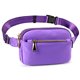 thumbnail image 1 of ZORFIN Fanny Packs for Women Men, Fashion Waist Pack Belt Bag with Adjustable Strap for Outdoors Workout Traveling Casual Running Hiking Cycling (Light Purple) ZORFIN ZORFIN, 1 of 2