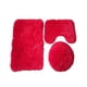 thumbnail image 1 of Monstrate Paquete de 3 fundas de asiento suavidad multicolor gran decoración almohadilla de baño multiusos alfombrilla de baño suministros de baño Juegos de accesorios de baño Rojo Monstrate HA066755-02, 1 of 6