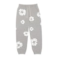 thumbnail image 1 of Pantalones deportivos holgados con cintura alta y cordón con estampado causal para mujer con bolsillos, 1 of 5