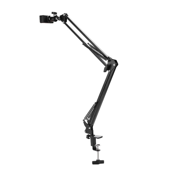 NFTIGB Flexible Universal Long Arm 360 Rotation Lazy Mount Mobile Phone Holder for Bed Desk, Black [cite: 11, 12]