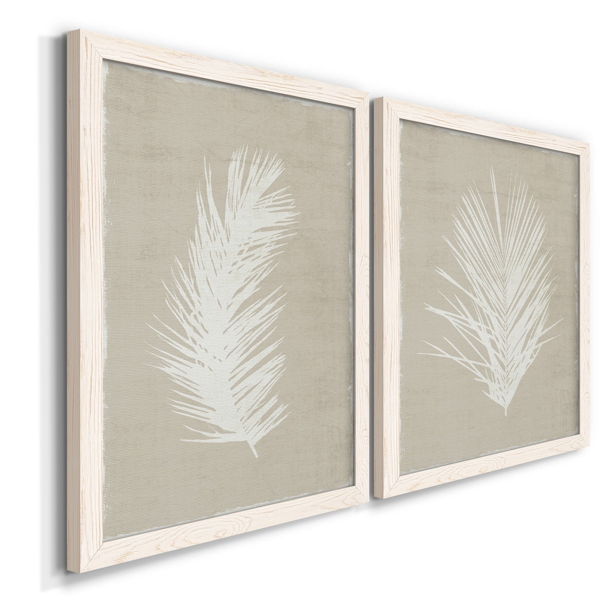 Palm Oasis I - Premium Framed Canvas 2 Piece Set - Ready to Hang
