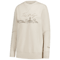 thumbnail image 2 of Women's  Natural Texas Longhorns Campus Vintage Wash Fleece Sweatshirt, 2 of 3