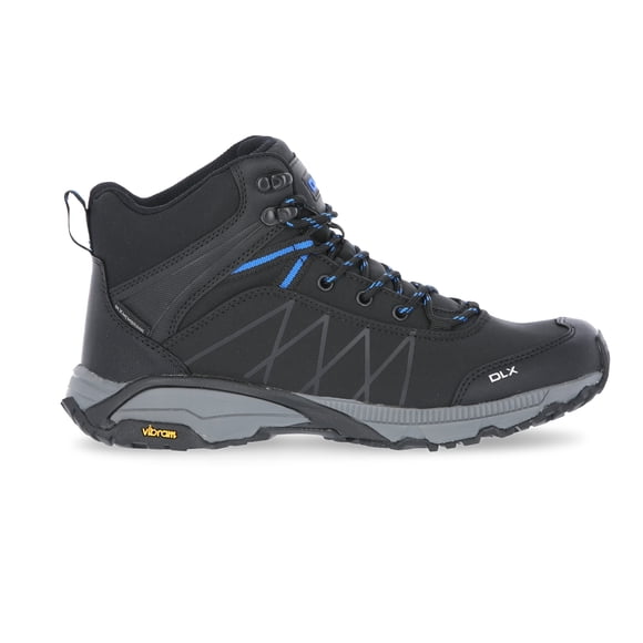 DLX Mens Walking Boots Rhythmic II - Waterproof Breathable Membrane, Gusseted Tongue, Ankle Support, Durable Toe Guard, Arch Support, Steel Shank, Vibram Outsole