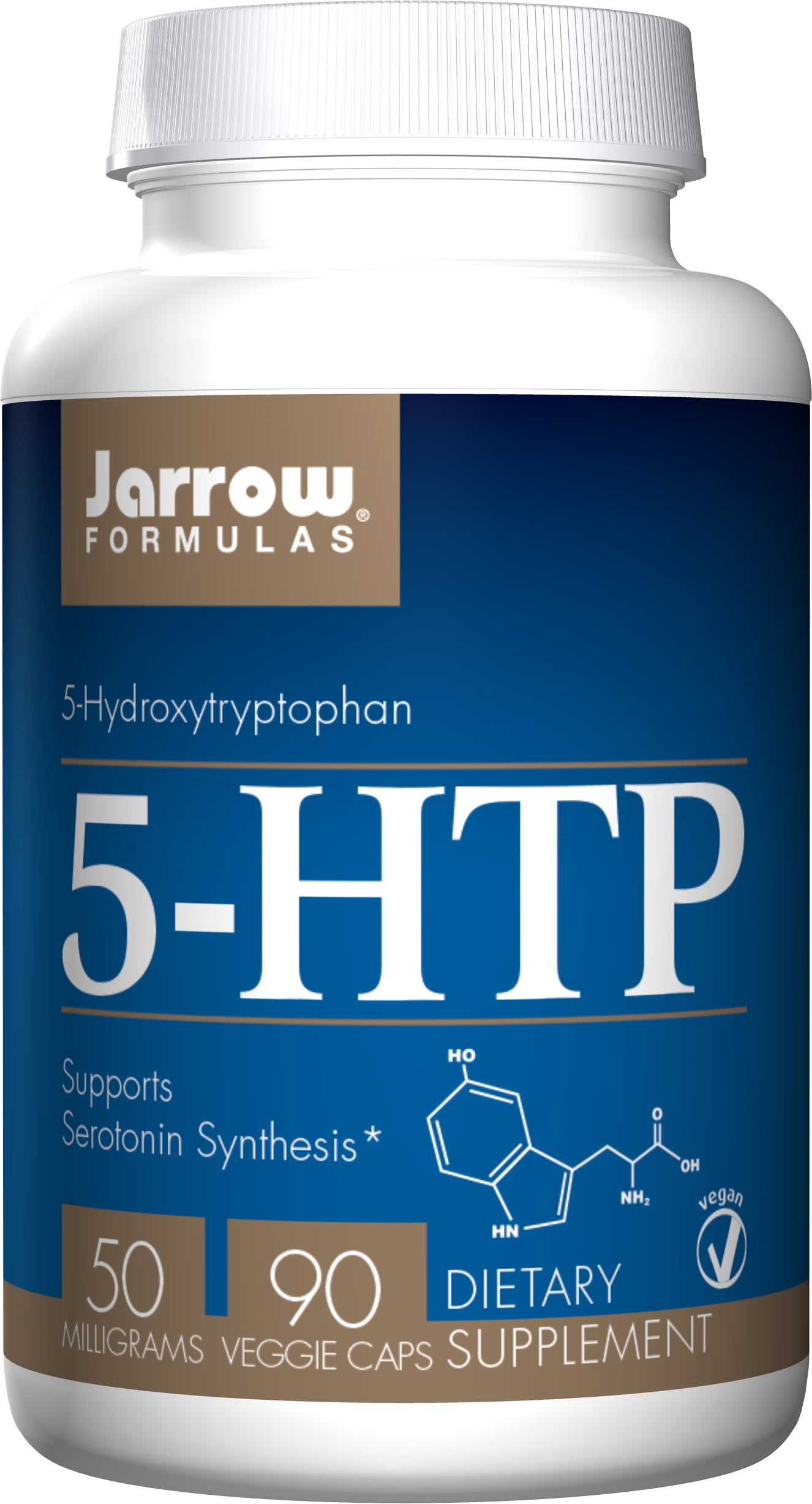 Jarrow Formulas 5-HTP 50mg, Brain and Memory Support, 90 Caps