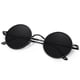 thumbnail image 2 of KANASTAL Small Round Sunglasses for Women Men Polarized UV400 Protection Metal Steampunk Vintage Retro Halloween Decoration (All Black Frame+Black Lens ) KANASTAL KANASTAL, 2 of 2