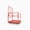 Red, variant on MROOBEST Heavy Duty Forklift Safety Cage Man Basket-lbs Capacity-Collapsible Orange