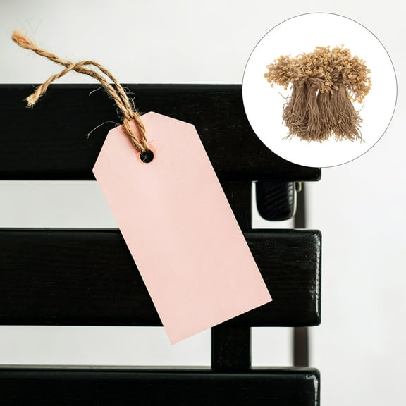 WHAMVOX 1000 Pcs Labels for Clothing Tag Rope Care String Box