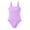 Z-Light Purple45, variant on CAIVO Child Girls One-Piece Swimsuit Full Coverage Square Neck Sleeveless Bathing Suit Pure Color Swimwear With Padded For Toddlers And Kids