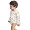 thumbnail image 3 of Xecao gold Snowflake print Print Baby unisex-baby Cotton Long-sleeve Bodysuits-6 Months, 3 of 6