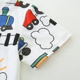 thumbnail image 4 of Kiijoy Boys T Shirt Cartoon Train Print Short Sleeve T-Shirt Kids Casual Tee Shirt, 4 of 5