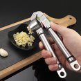 thumbnail image 4 of MEIBUTYUP Garlic Crusher and Press Tool for Kitchen, Home & Restaurant Use, Garlic Mincer Set, 4 of 6