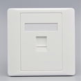 thumbnail image 2 of Prise Murale Réseau Double Canal Gigabit RJ45 LAN, Prise d'Alimentation Internet Droite avant, 86x86mm (LAN x 2), 2 of 5