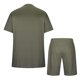 thumbnail image 5 of Mens Pantalones Casuales Cuello Redondo Impresión de Manga Corta Blusa Y Pantalones Cortos Traje, Pantalones de Traje para Hombres, 5 of 5