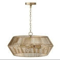 thumbnail image 5 of Capital Lighting 330341 Kaiya 4 Light 22" Wide Cage Pendant - Black, 5 of 7