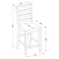 thumbnail image 2 of Atlin Designs 42" Leather Bar Stools in Cappuccino (Set of 2), 2 of 3