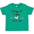 thumbnail image 3 of Inktastic Oma and Opa Love Me Heart Grandchild Boys or Girls Toddler T-Shirt, 3 of 5