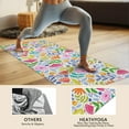 thumbnail image 4 of Pioneer Flower Floral Print Pattern Hot Yoga Mat Towel Non Slip for Hot Yoga - Quick-Drying Yoga Mat Cover with 4 Corner Pockets with Travel Bag - Hot Yoga Towel Non Slip 74"x26", 4 of 6