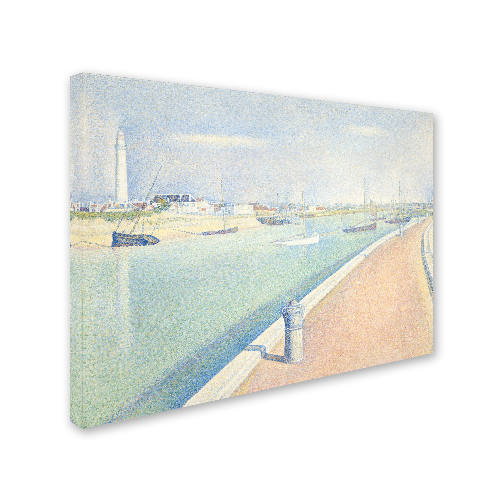Georges Seurat 'The Channel Of Gravelines' Canvas Art