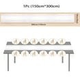 thumbnail image 3 of CUITING Pearl Semi-Sheer Gauze Wedding Table Runner Table Setting Dining Vintage Party Christmas Banquets Arches Cake Decor, 3 of 6